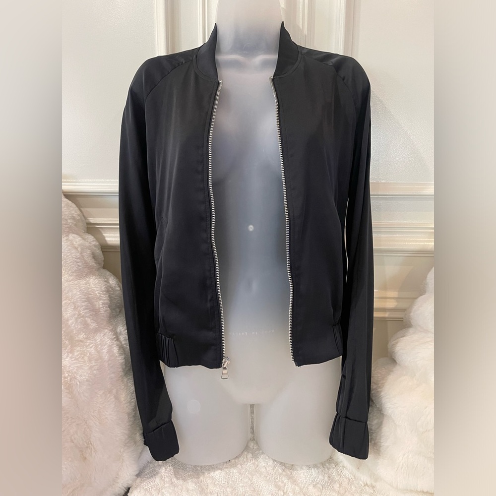 Express Black lightweight bomber style jacket, Size S